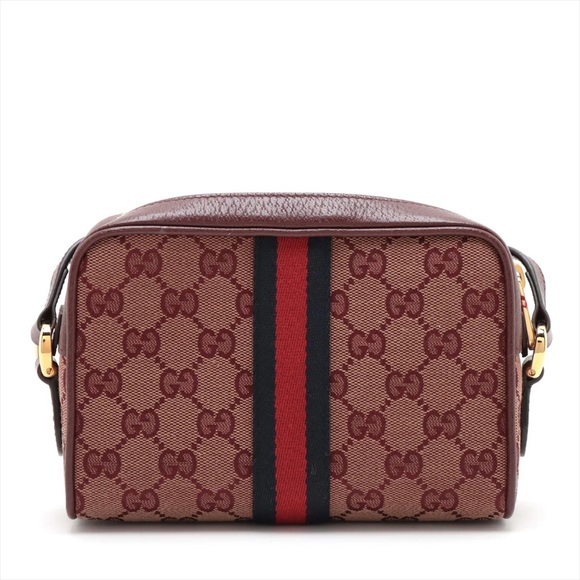 Gucci GG Canvas Ophidia Camera Bag - in Bordeaux - Picture 3 of 12